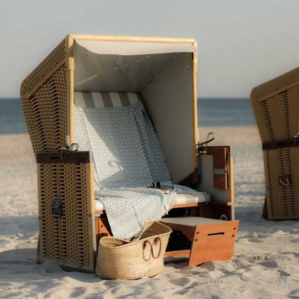 unser Strandkorb am Meer2